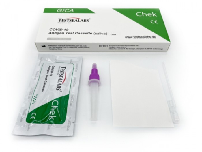 Testsealabs%C2%AE Speichel COVID 19 Antigen Schnelltest 1er Test Kit Saliva Test 1